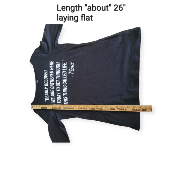Prince 'Let's Go Crazy' Black Band Tee - Size L - Picture 5 of 7